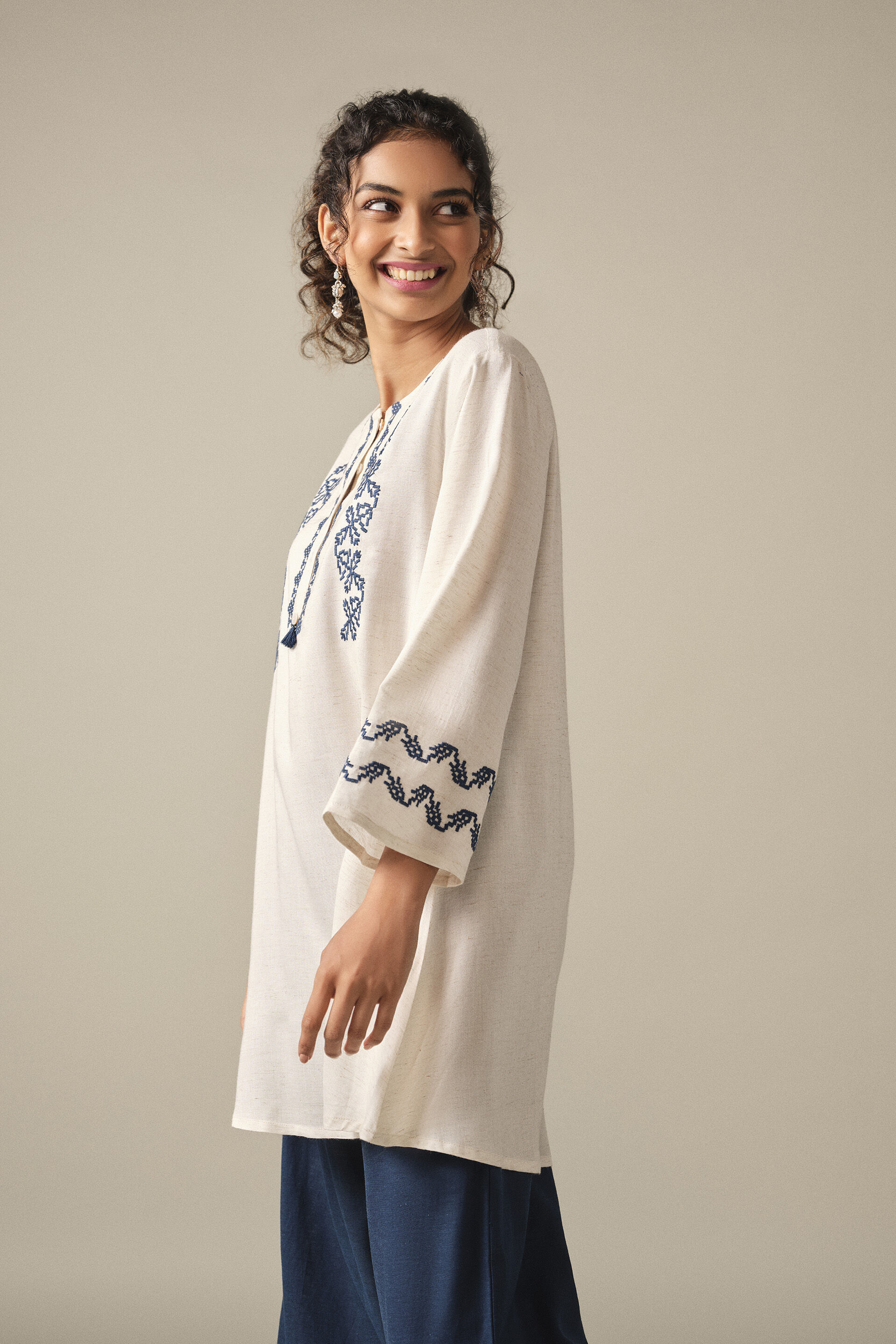 A-line Tunic in Natural, Natural, image 4